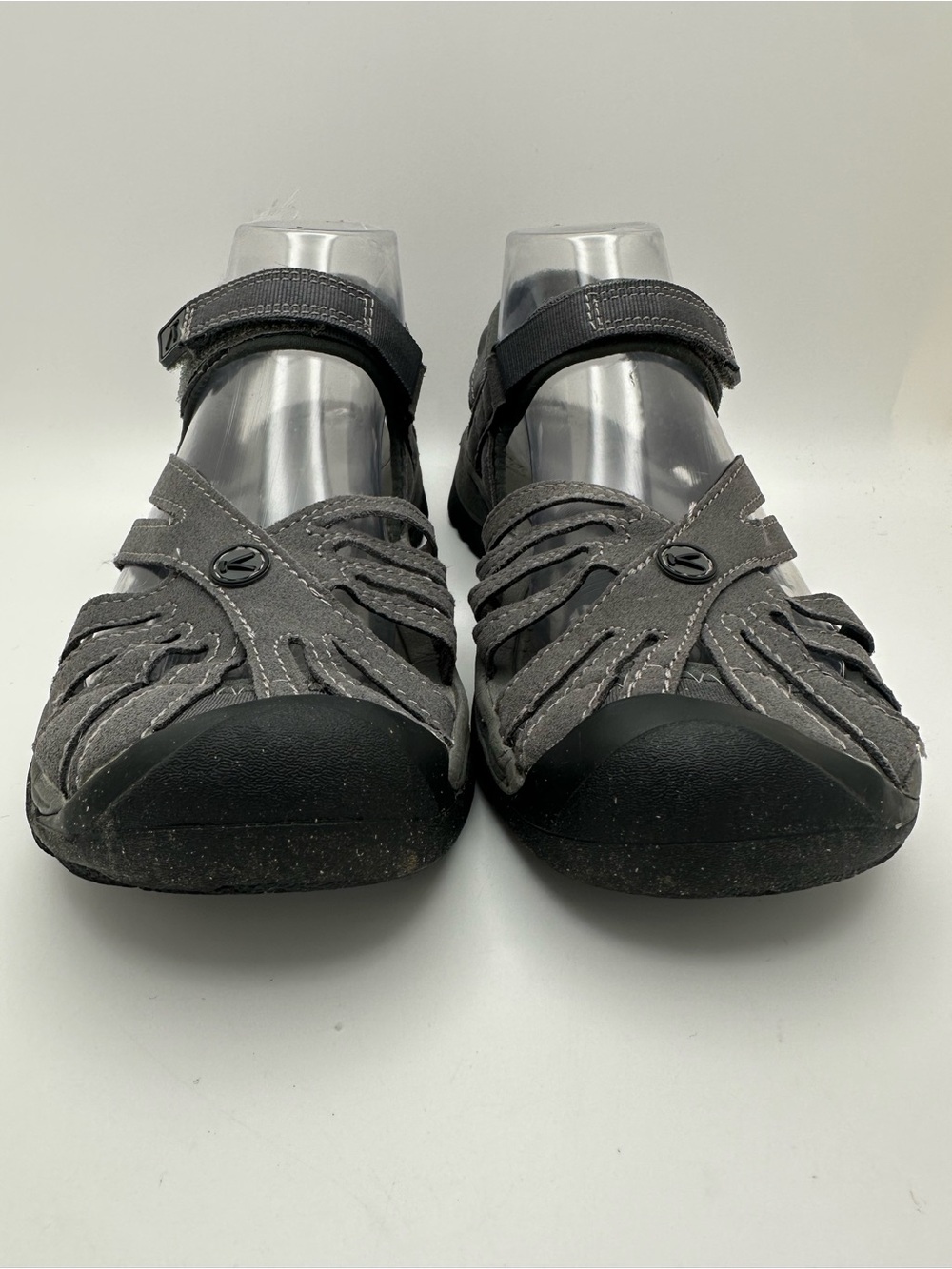 KEEN Rose Sandal Women Sz 8.5 Gray Water Hiking Closed Toe Ankle Strap 1014463 - Picture 4 of 14